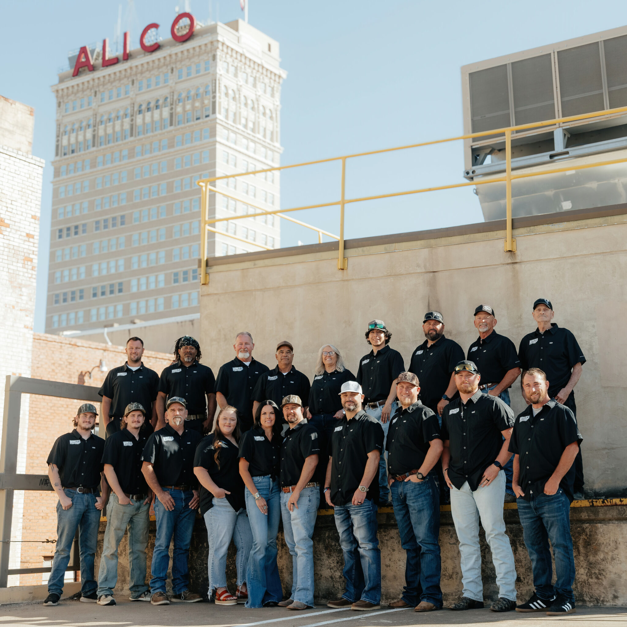 Honey's Roofing Waco, Texas Group Team Photo
